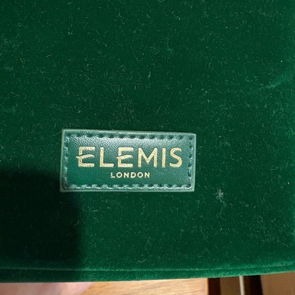 Elemis London faux green cosmetics or skincare products bag - Picture 3 of 8